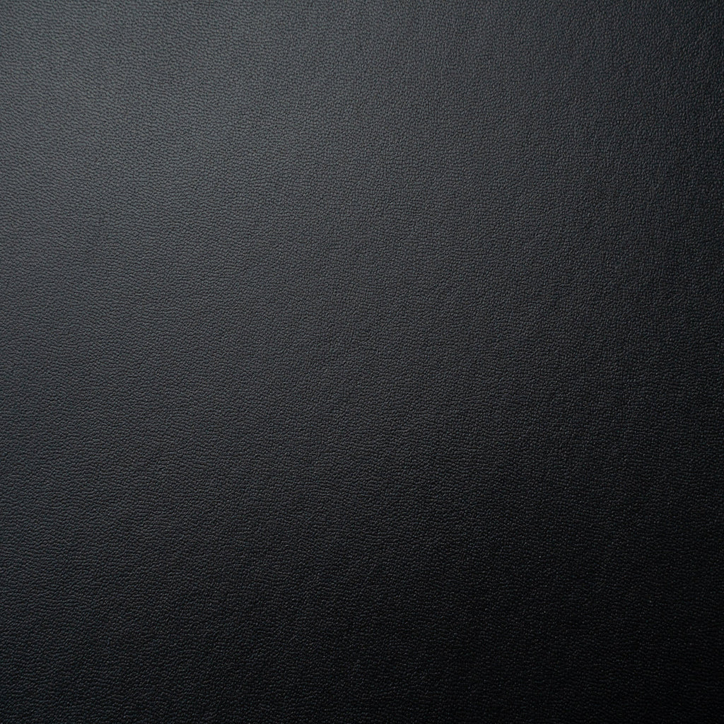 Chef 101 Rectangle Black Vinyl Placemat - Embossed - 17 3/4" x 12" - 6 count box