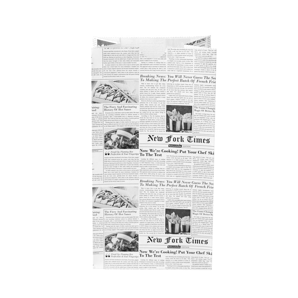 Bag Tek Newsprint Paper Bag - 4 lb - 5" x 3 1/4" x 9 1/2" - 100 count box