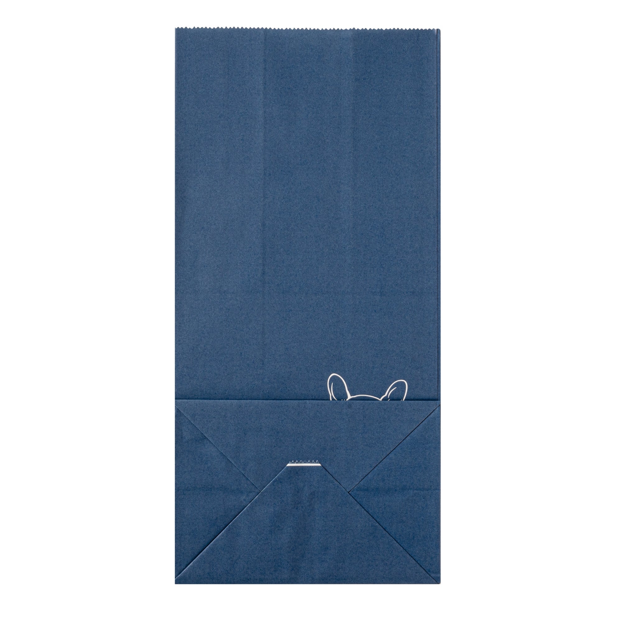 Bag Tek Frenchie Paper Bag - 8 lb - 6" x 4" x 11 3/4" - 100 count box
