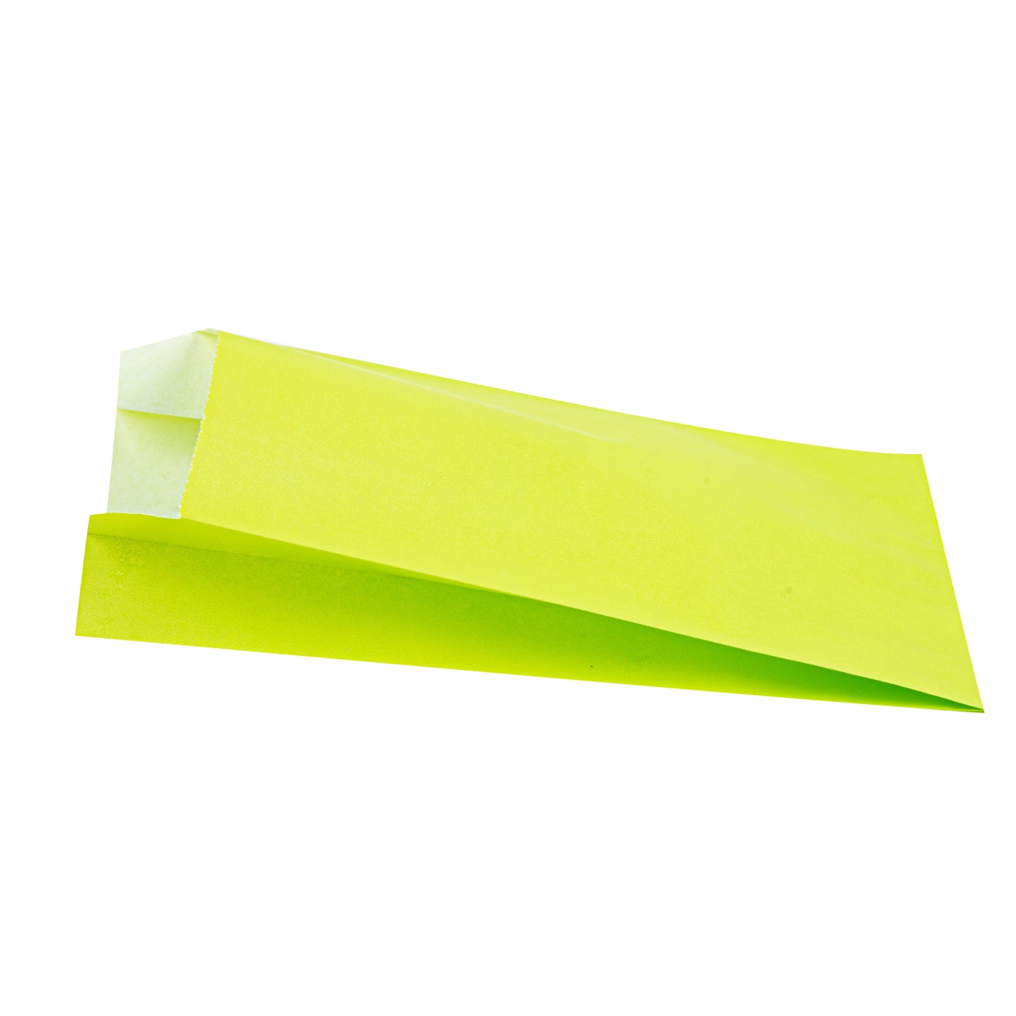Bag Tek Eco Paper French Fry / Snack Bag - 4 1/4" x 1 1/2" x 6 1/4" - 100 count box