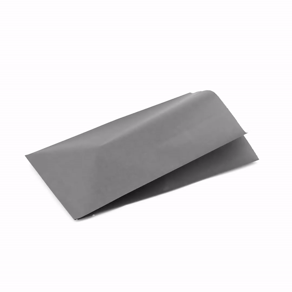 Bag Tek Gray Paper French Fry / Snack Bag - 5" x 3" x 8 3/4" - 100 count box