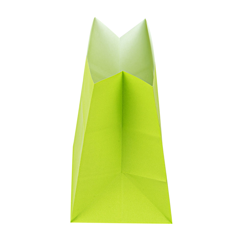 Bag Tek Eco Green Paper Small Snack Bag - 3 3/4" x 2 1/4" x 3 3/4" - 100 count box