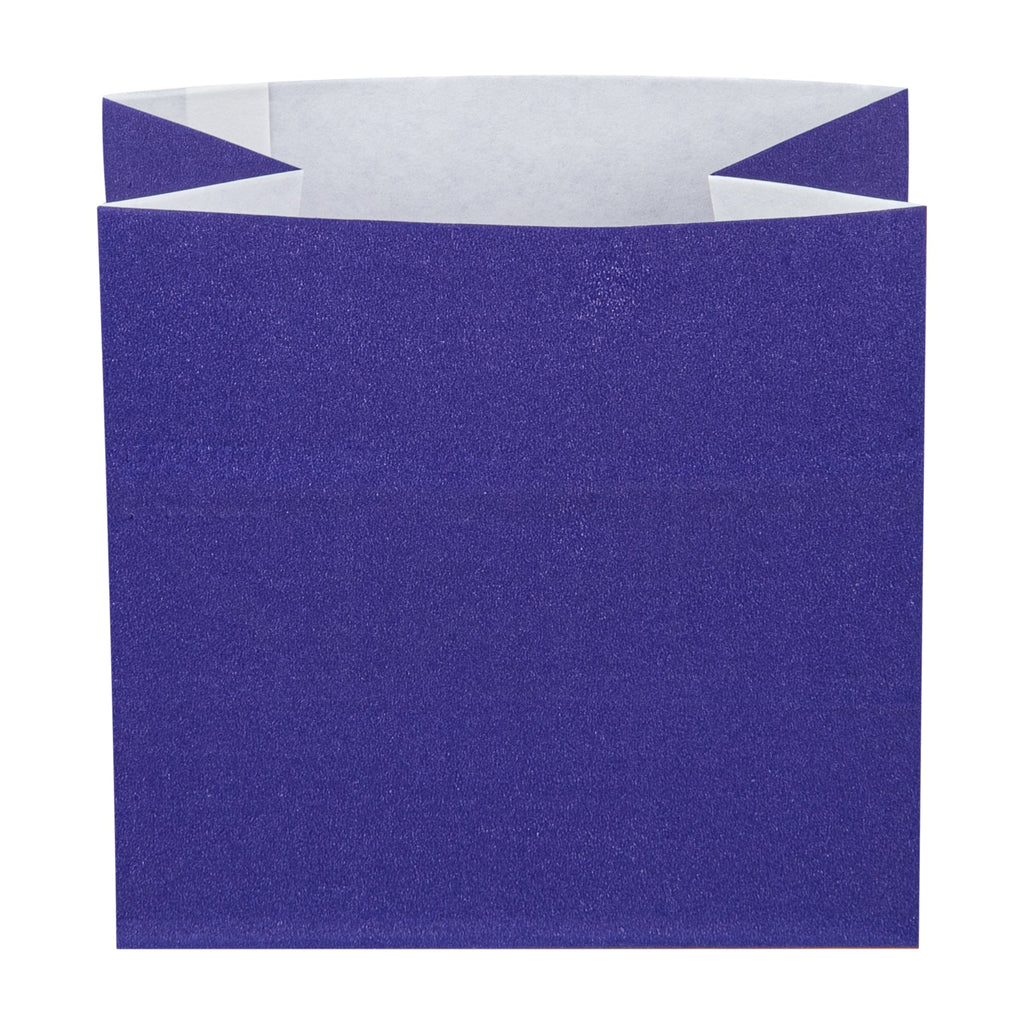 Bag Tek Purple Paper Small Snack Bag - 3 3/4" x 2 1/4" x 3 3/4" - 100 count box