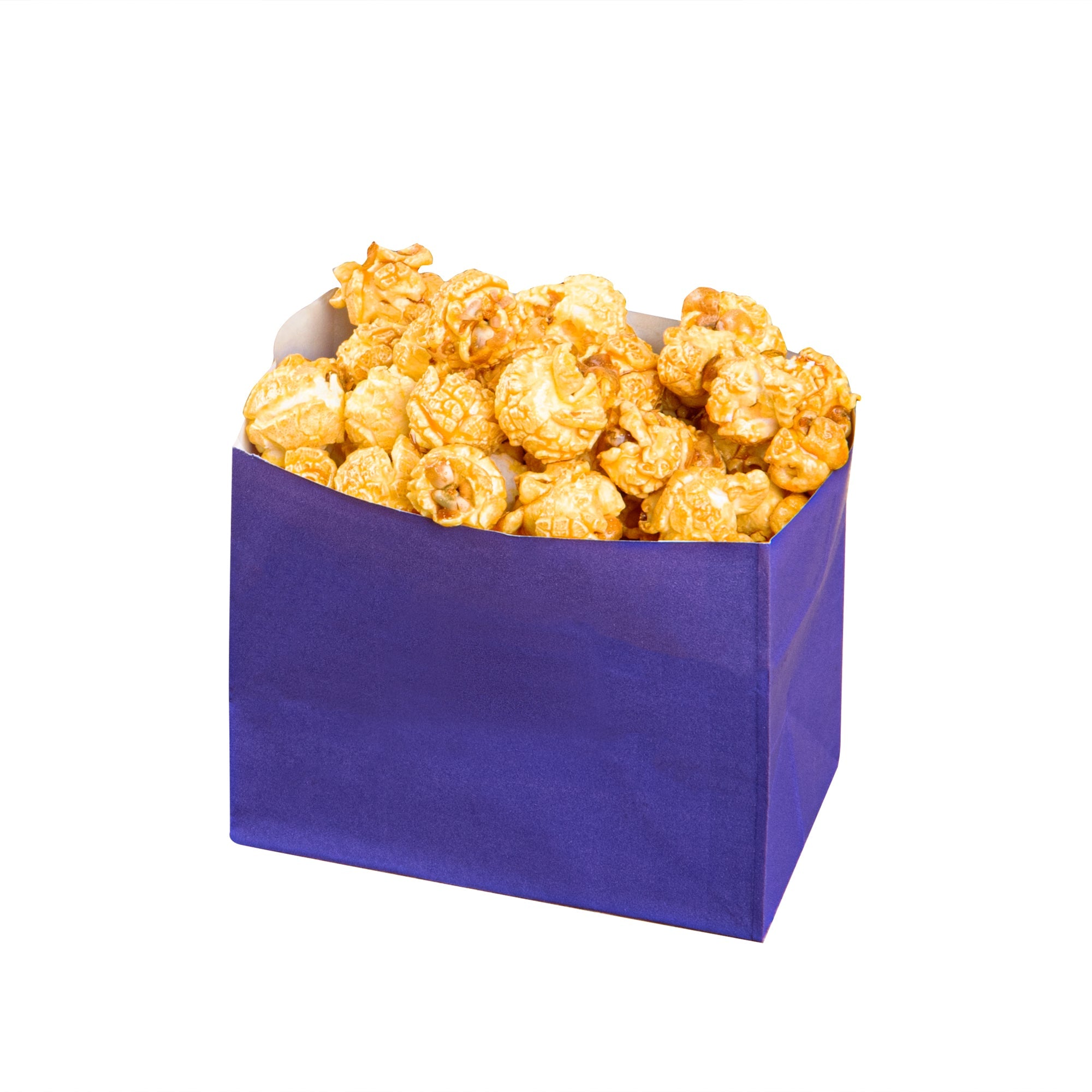 Bag Tek Purple Paper Large Snack Bag - 4 1/4" x 2 1/2" x 3 3/4" - 100 count box