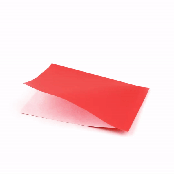 Bag Tek Red Paper Small Double Open Bag - Greaseproof - 6 1/4" x 4 3/4" - 100 count box
