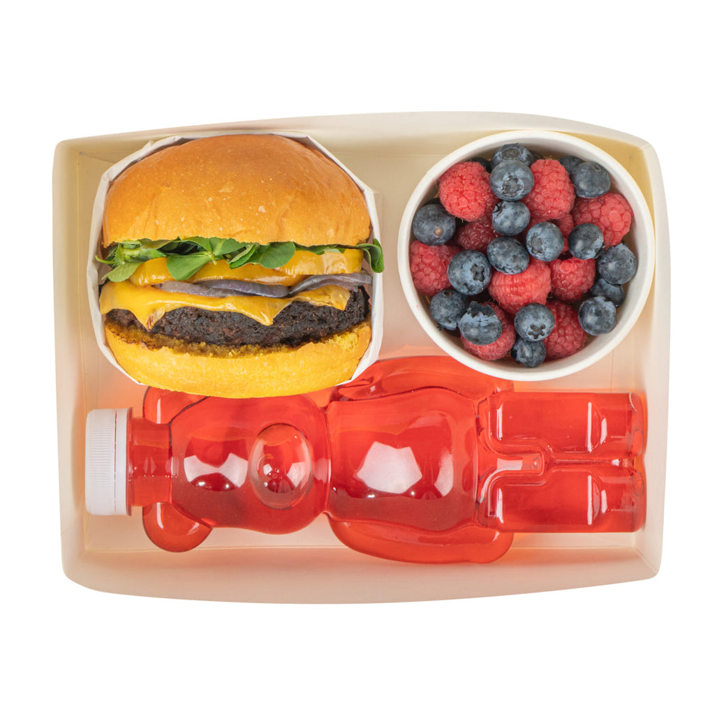 Bio Tek Rectangle White Paper Sandwich / Burger Open Tray - 8 1/2" x 6" x 3 1/2" - 100 count box