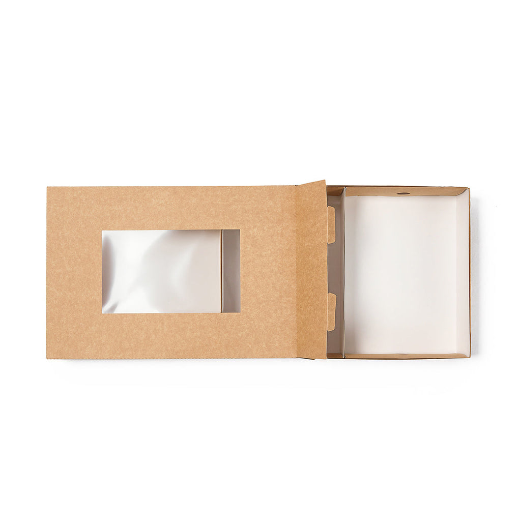 Slide Tek Rectangle Kraft Paper Medium Insert - Fits Catering Tray - 12" x 8 3/4" x 3 1/4" - 10 count box
