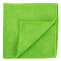 Clean Tek Professional Green Microfiber Cleaning Cloth - 16" x 16" - 100 count box