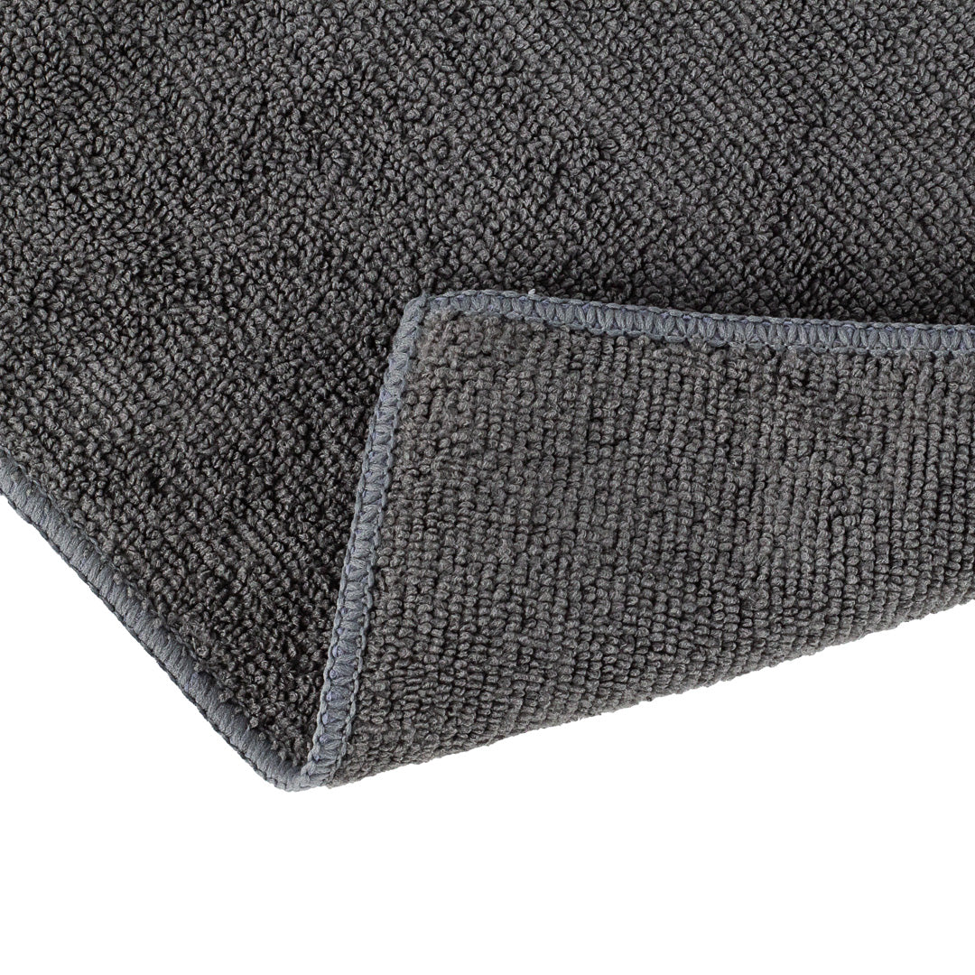 Clean Tek Professional Gray Microfiber Cleaning Cloth - 16" x 16" - 10 count box
