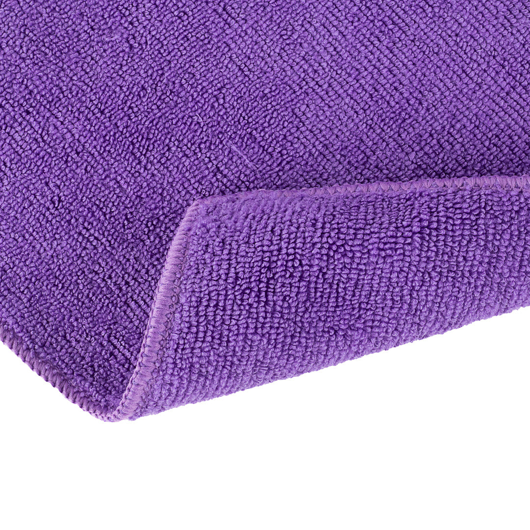 Clean Tek Professional Purple Microfiber Cleaning Cloth - 16" x 16" - 10 count box
