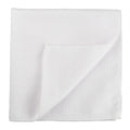 Clean Tek Professional White Microfiber Cleaning Cloth - 16" x 16" - 10 count box
