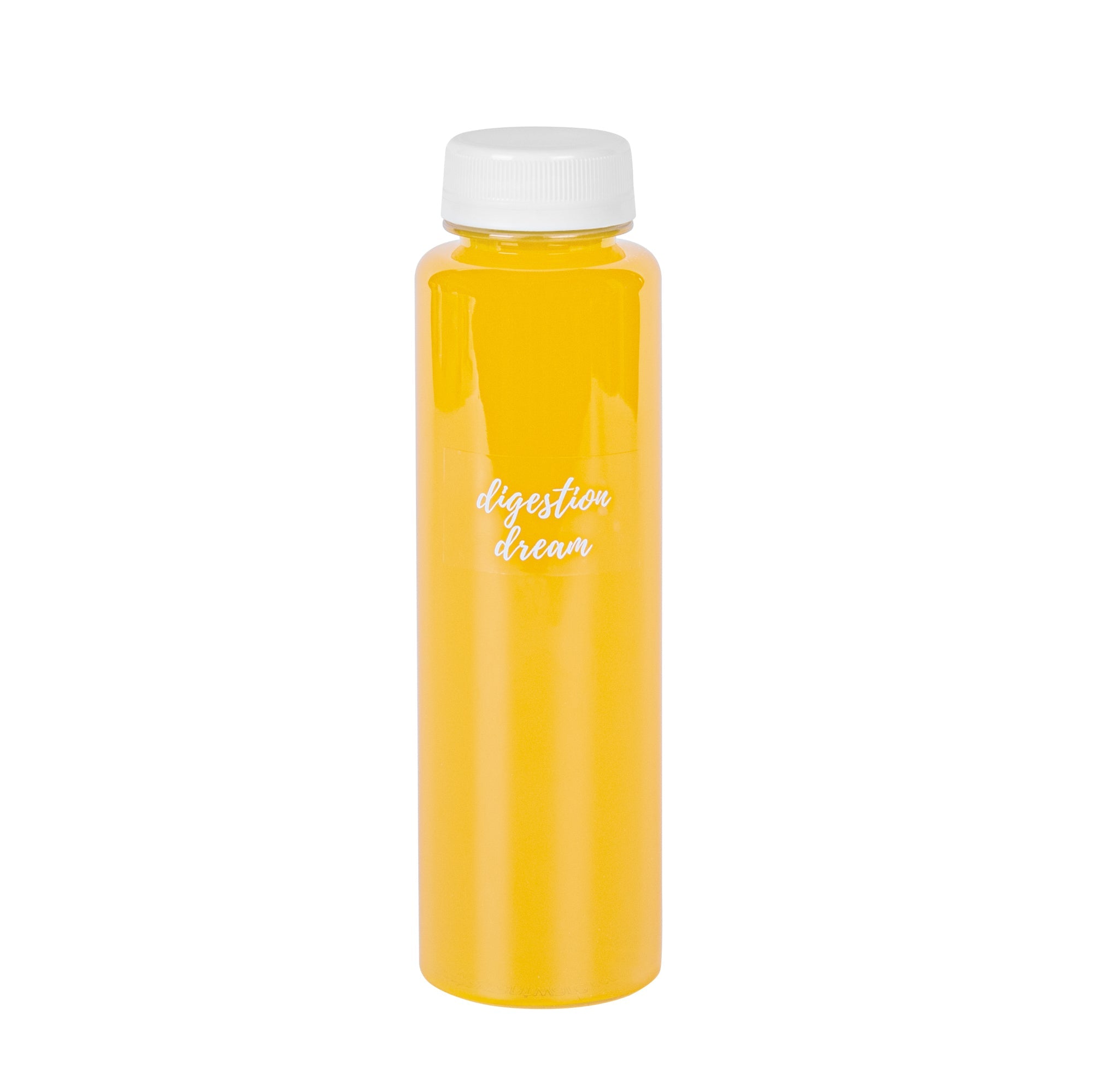 Label Tek Plastic Digestion Dream Label - Clear with White Font, Water-Resistant - 2" x 1" - 100 count box