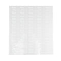 Label Tek Plastic Bloody Mary Label - Clear with White Font, Water-Resistant - 2" x 1" - 100 count box