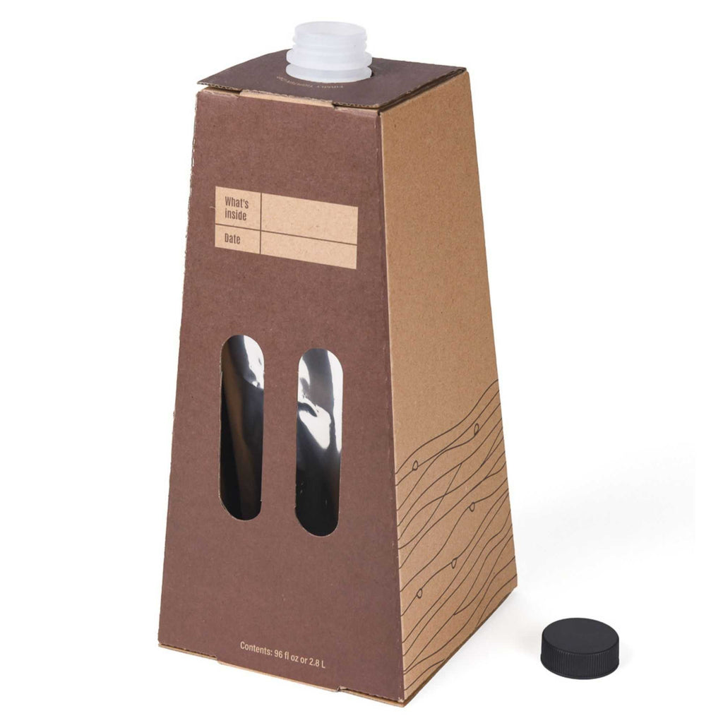 Cater Tek 96 oz Kraft Paper Beverage Take Out Container - 12 Cups - 10 count box