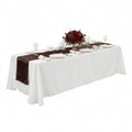 Table Tek Dark Brown Satin Table Runner - 12" x 108" - 1 count box