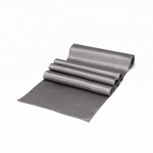 Table Tek Dark Gray Satin Table Runner - 12" x 108" - 1 count box