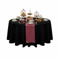 Table Tek Rose Satin Table Runner - 12" x 108" - 1 count box