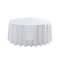 Table Tek White Satin Table Runner - 12" x 108" - 1 count box