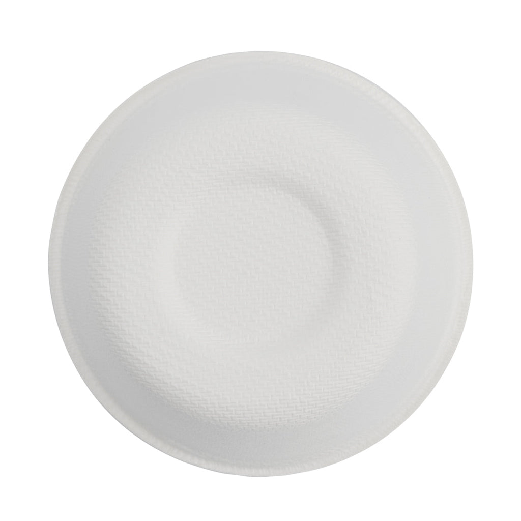 Pulp Tek 5 oz Round White Sugarcane / Bagasse Cup - 3" x 3" x 2" - 100 count box