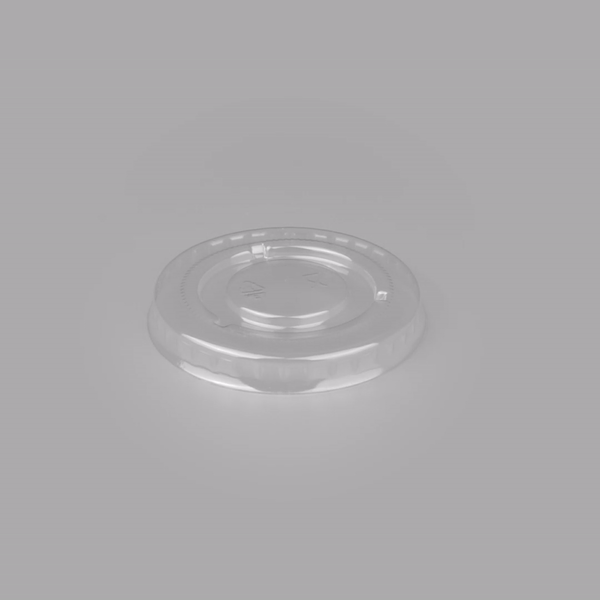 Pulp Tek Round Clear Plastic Lid - Fits 2 oz Take Out Portion Cup - 2000 count box