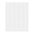 Label Tek Plastic Charcoal Lemonade - Clear with White Font, Water-Resistant - 2" x 1" - 100 count box