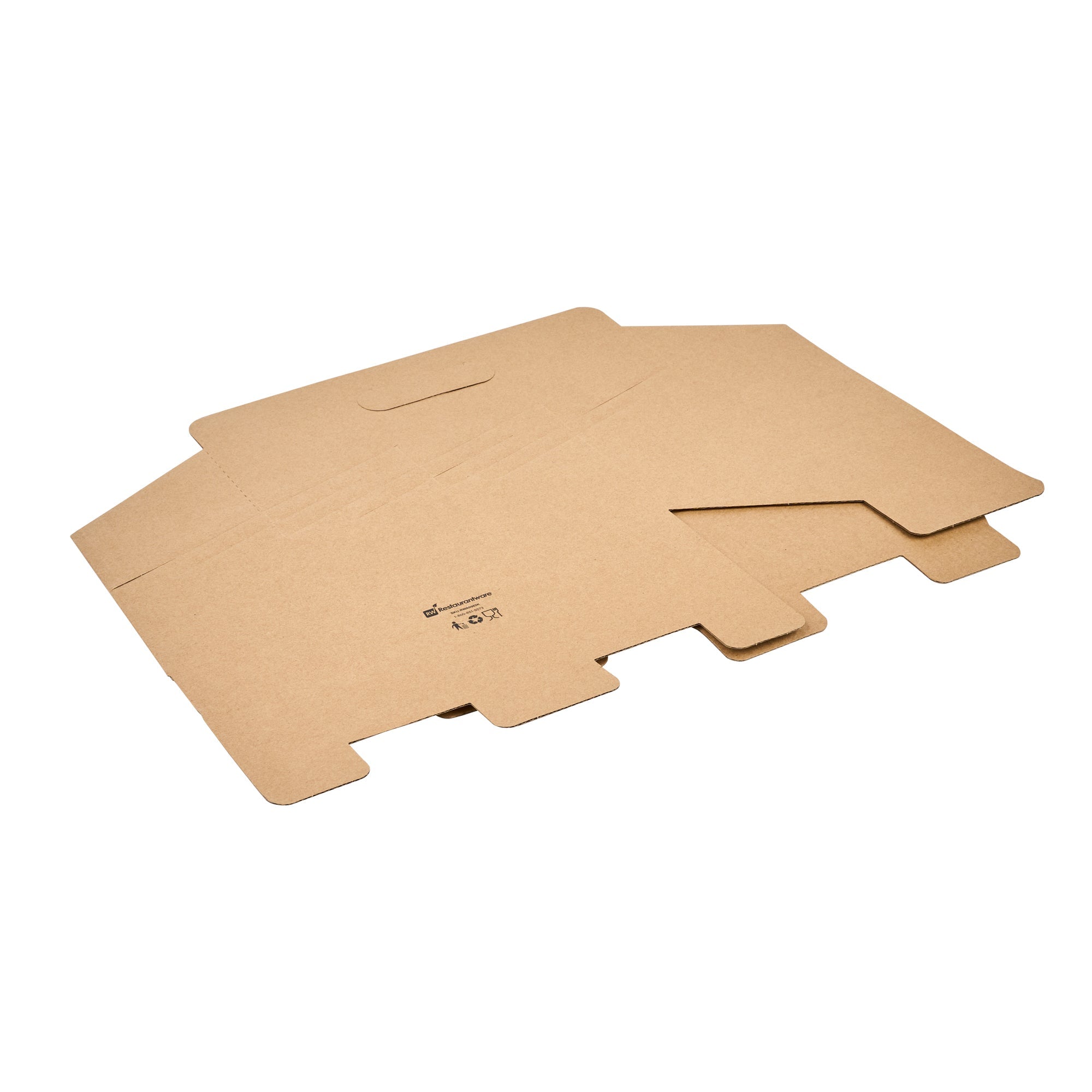 Restpresso Kraft Paper Altalena Drink Carrier - Fits 6 Cups - 11 3/4" x 7 3/4" x 9 1/2" - 100 count box
