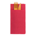 Luxenap Burgundy Paper Napkin - Air Laid, Kangaroo - 15 3/4" x 15 3/4" - 40 count box