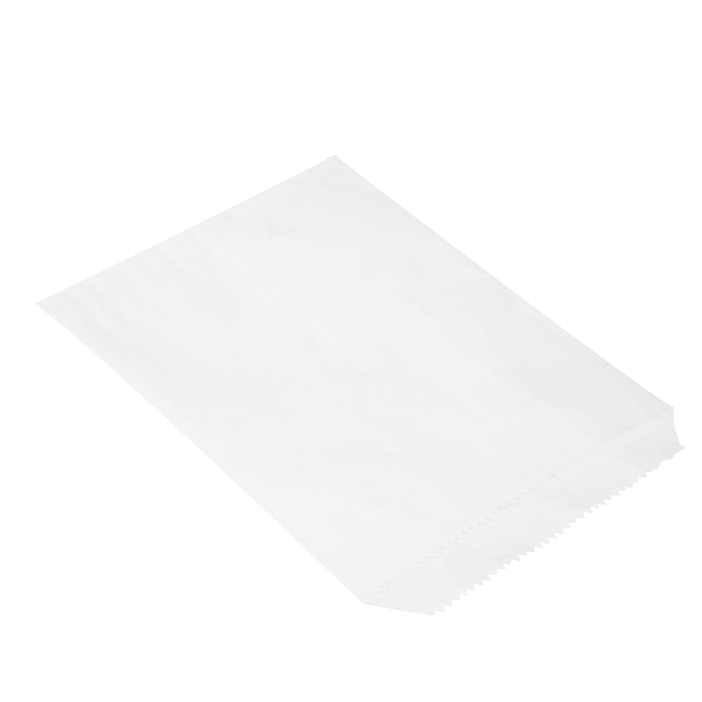 Bag Tek White Paper Bag - 7" x 5" - 25 count box