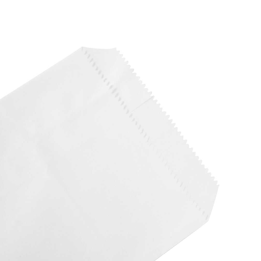 Bag Tek White Paper Bag - 7" x 5" - 100 count box