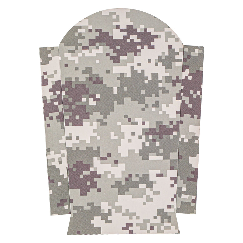 Bio Tek 4 oz Camouflage Paper Fry Cup / Snack Container - 4 3/4" x 3 1/2" x 5" - 100 count box