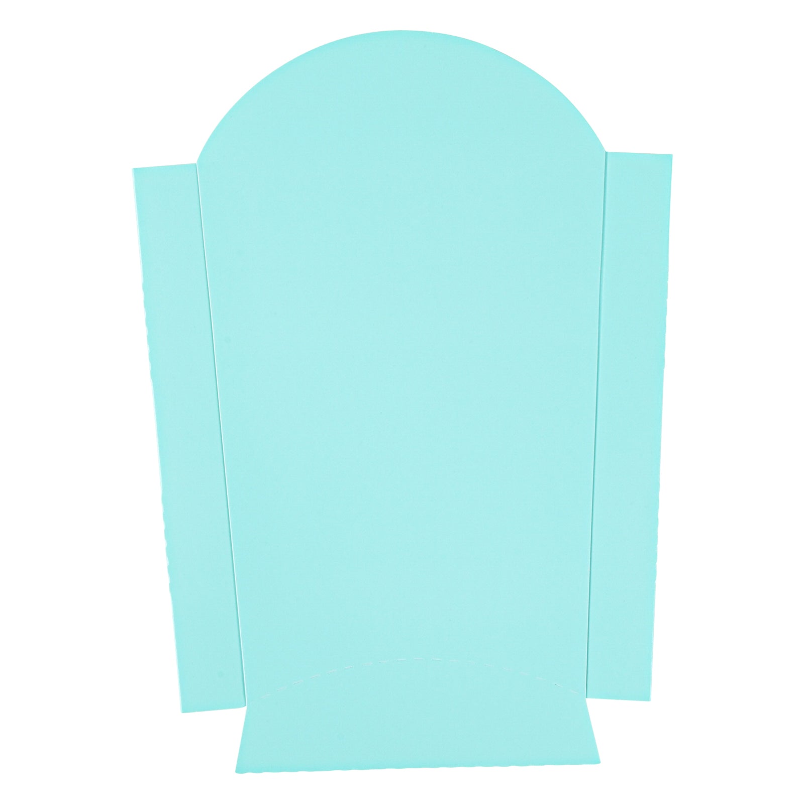 Bio Tek 4 oz Turquoise Paper Fry Cup / Snack Container - 4 3/4" x 3 1/2" x 5" - 100 count box