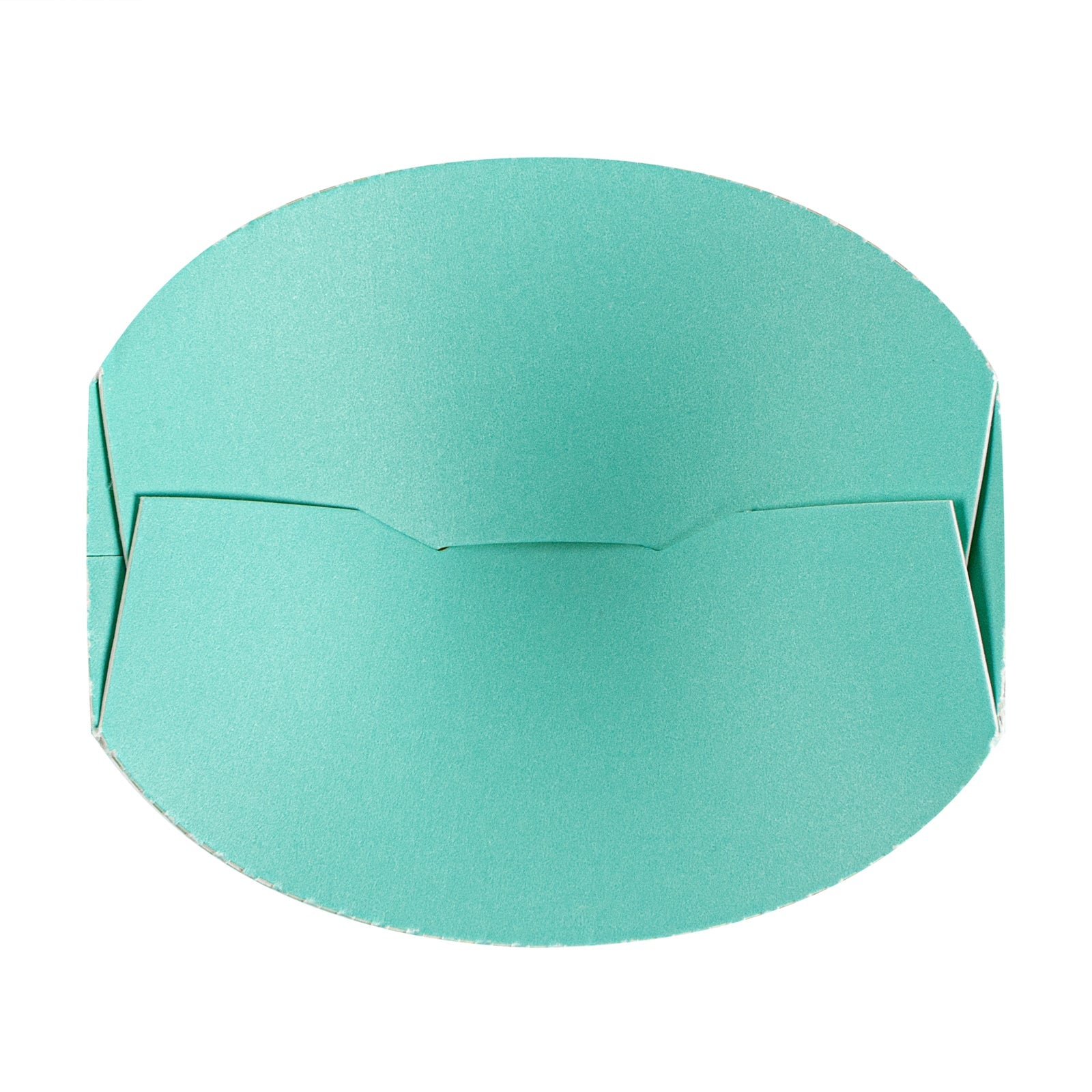 Bio Tek 16 oz Round Turquoise Paper To Go Fry Cup - 3 1/4" x 3 1/4" x 4 1/4" - 100 count box