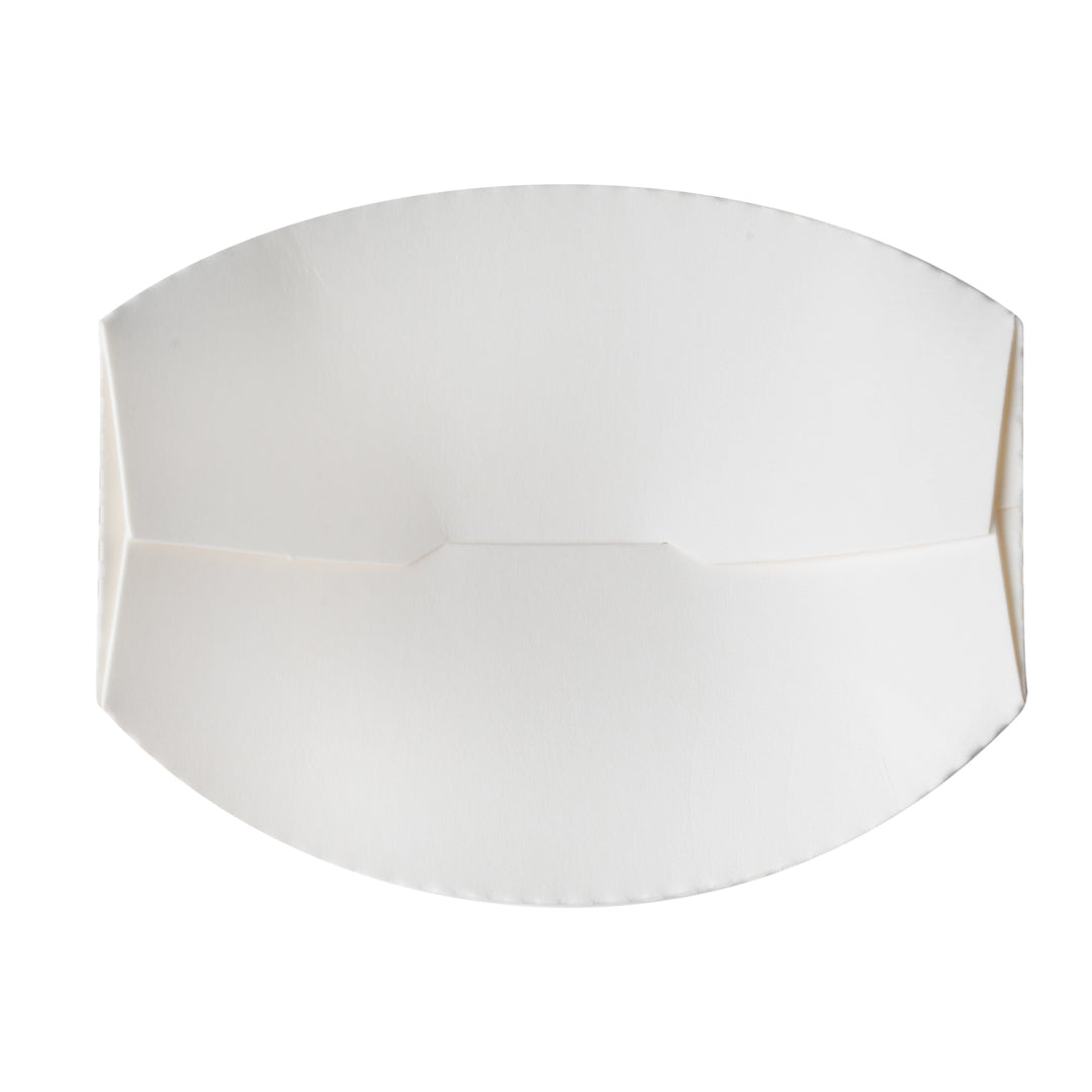 Bio Tek 16 oz Round White Paper To Go Fry Cup - 3 1/4" x 3 1/4" x 4 1/4" - 100 count box