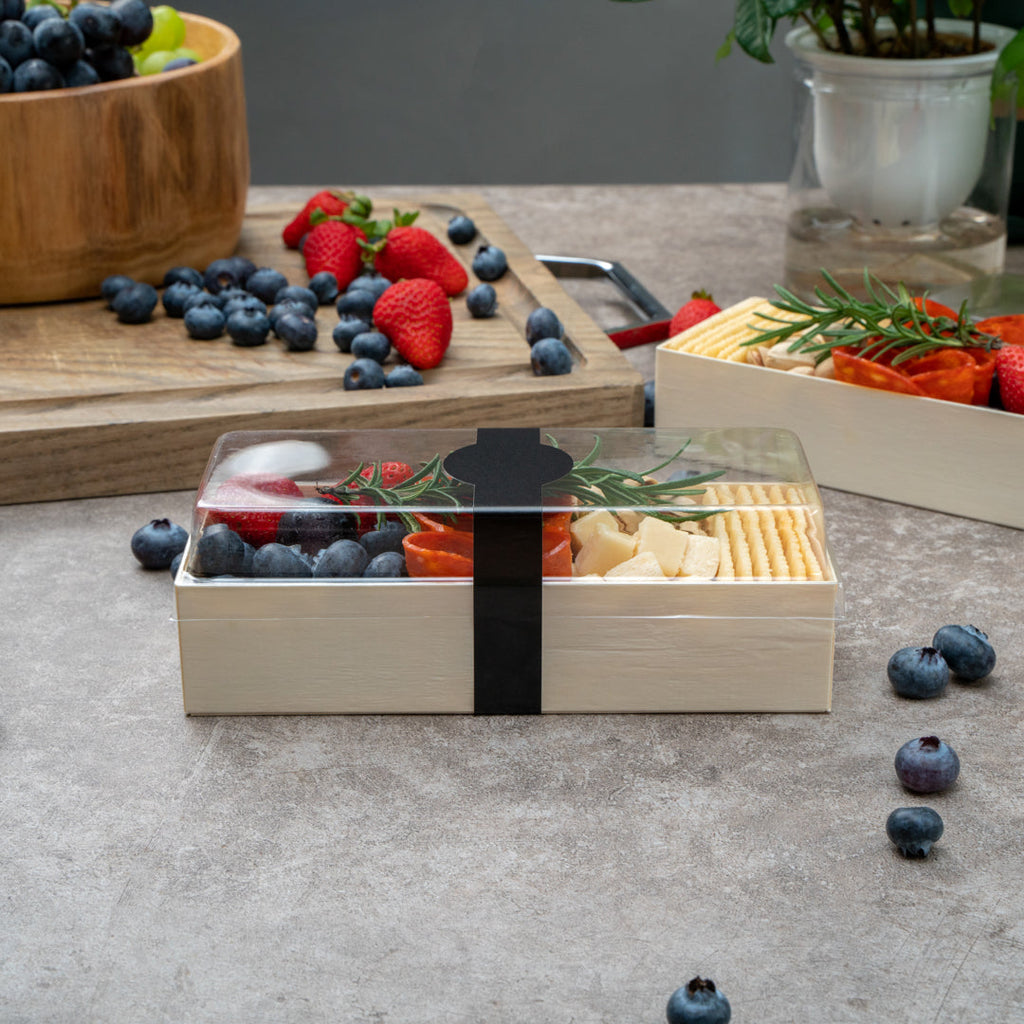 Chef 101 Black Paper Packaging Band - Adhering - 12" - 100 count box