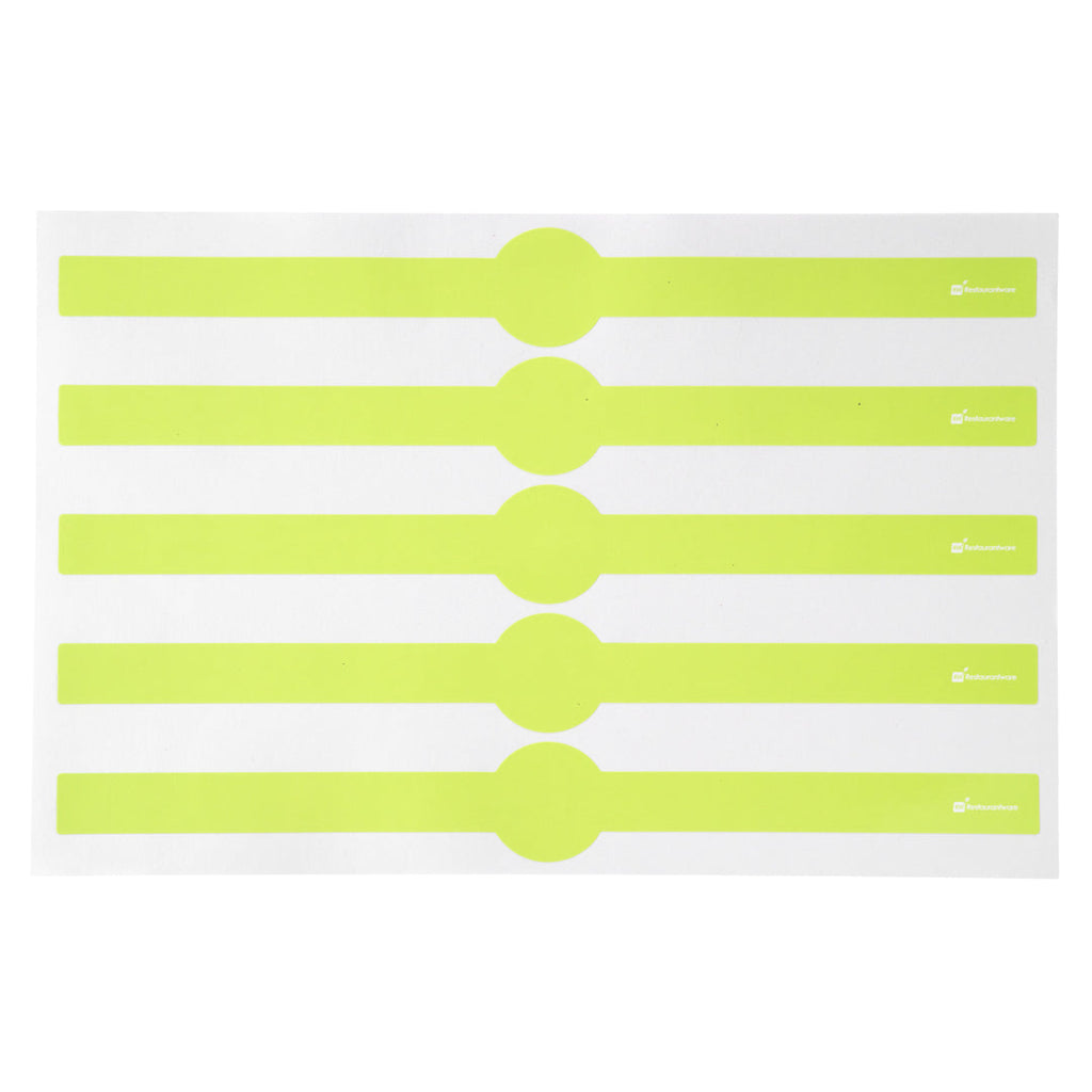Chef 101 Eco Green Paper Packaging Band - Adhering - 12" - 100 count box