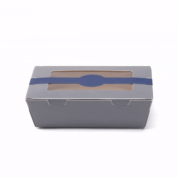 Chef 101 Midnight Blue Paper Packaging Band - Adhering - 12" - 100 count box