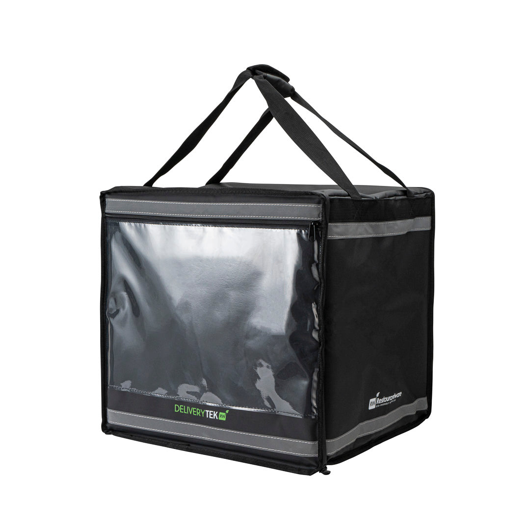 Cater Tek Black Insulated Food Delivery / Catering Bag - with Removable Insert - 17 3/4" - 1 count box