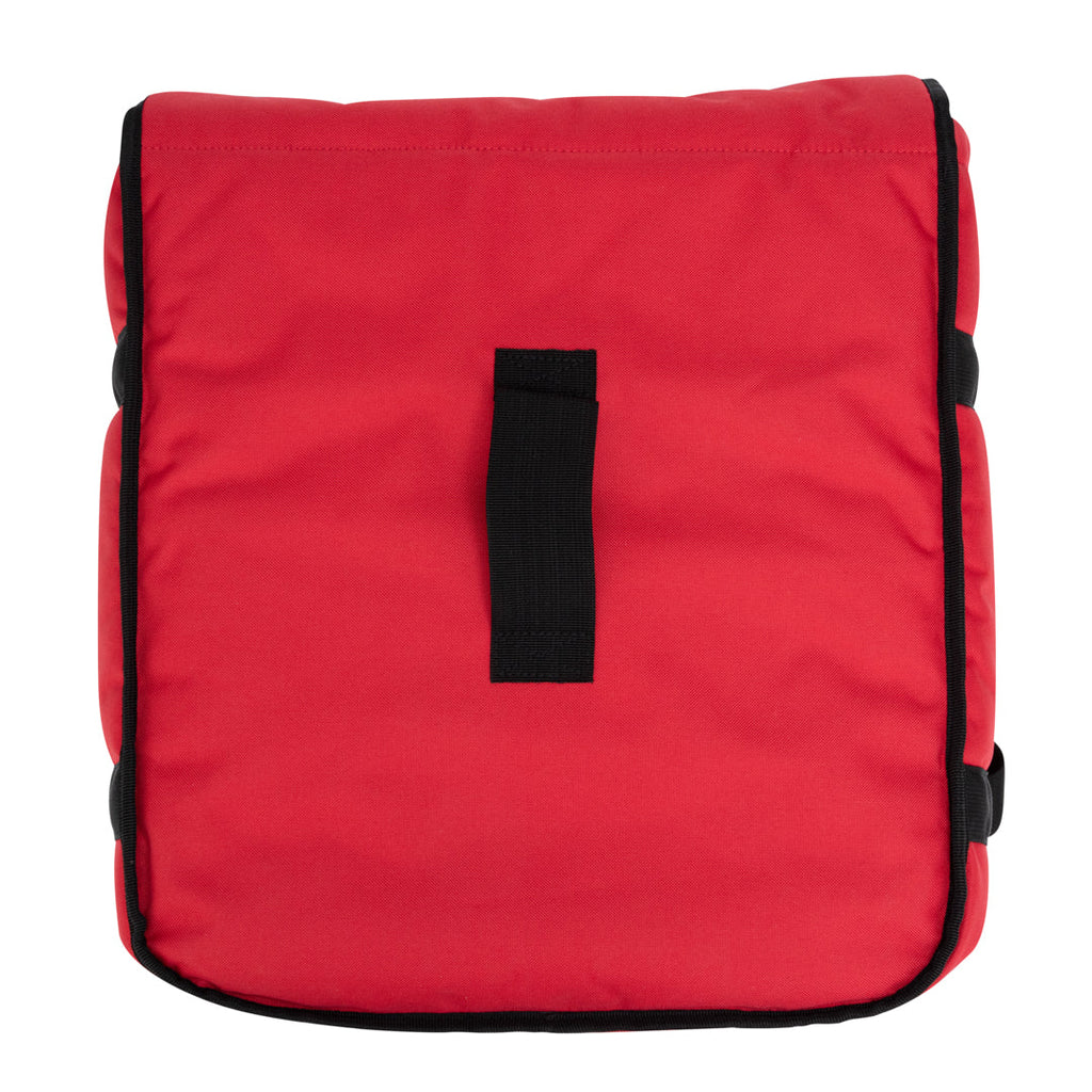 Delivery Tek Red Pizza Bag - Holds 2-16" or 3-14", Insulated - 16 1/2" x 18" x 6 1/2" - 1 count box