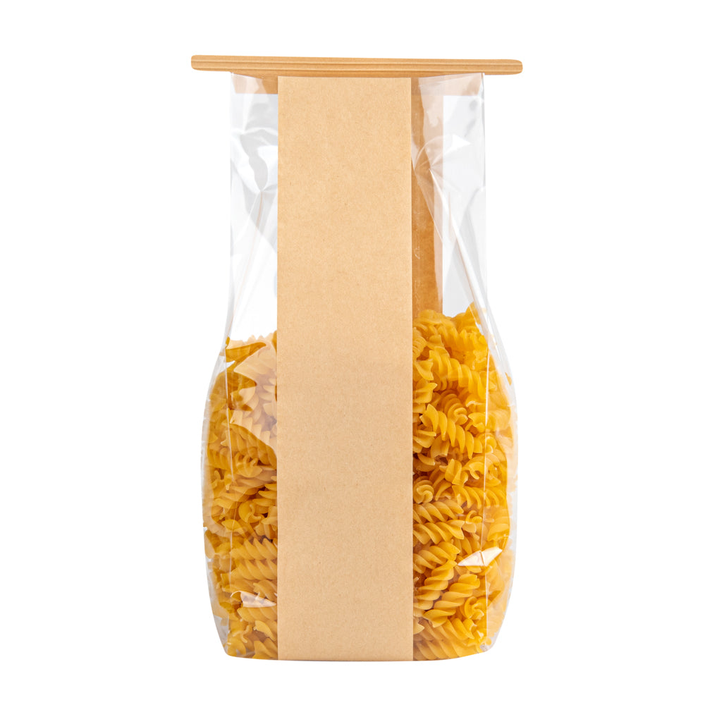 Bag Tek Kraft Paper Bakery Tin Tie Bag - 4 1/2" x 3 1/2" x 12 1/2" - 100 count box