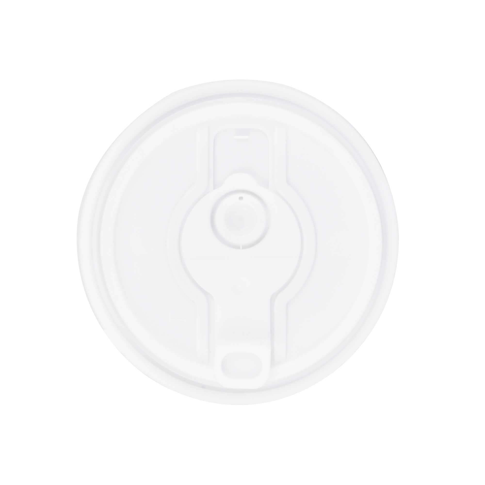 Restpresso White Plastic 2-in-1 Straw or Sippy Coffee Cup Lid - with Detachable Double Plug, Fits 8, 12, 16 and 20 oz - 500 count box