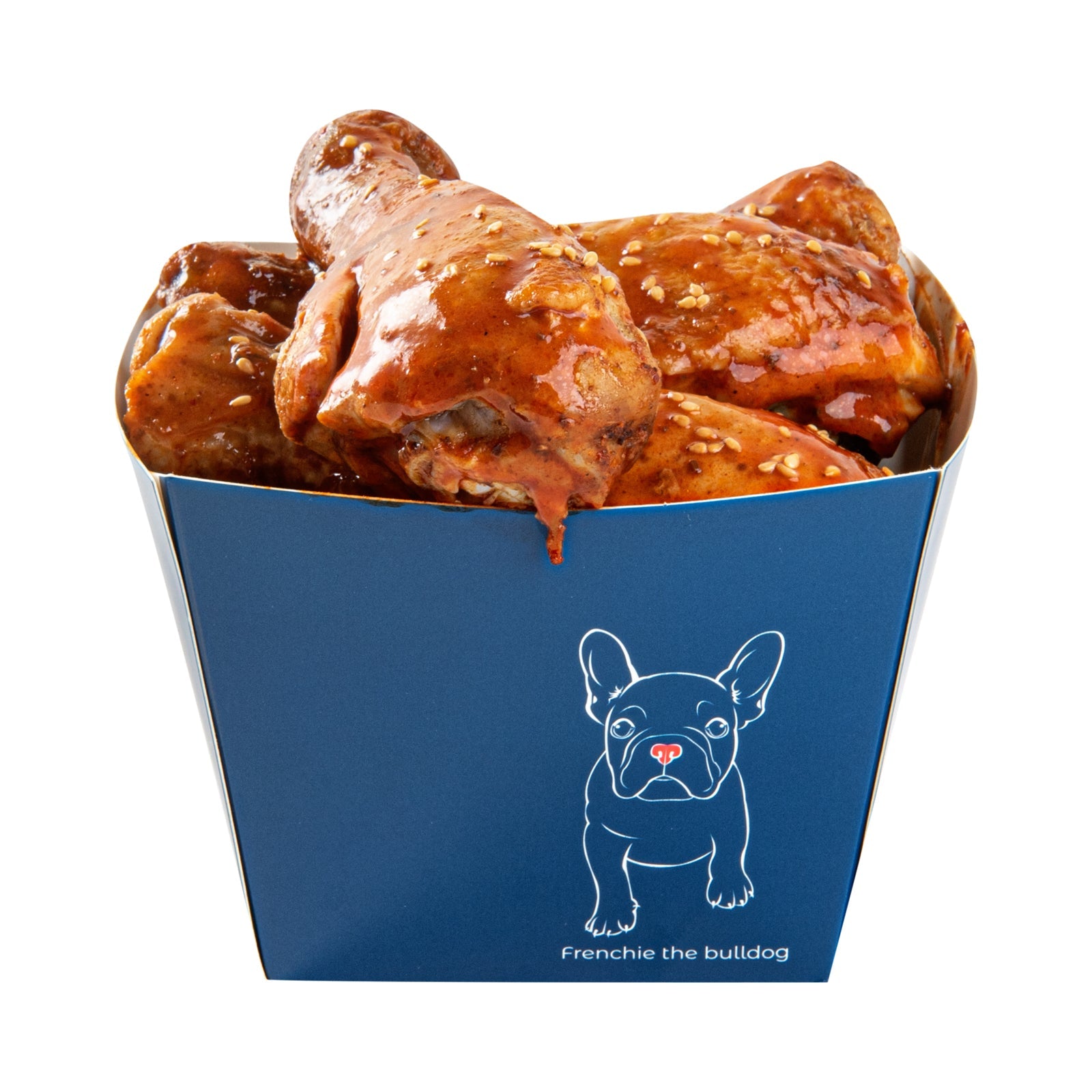 Bio Tek Square Frenchie Paper Snack Box - 4 1/4" x 4 1/4" x 3 1/4" - 200 count box