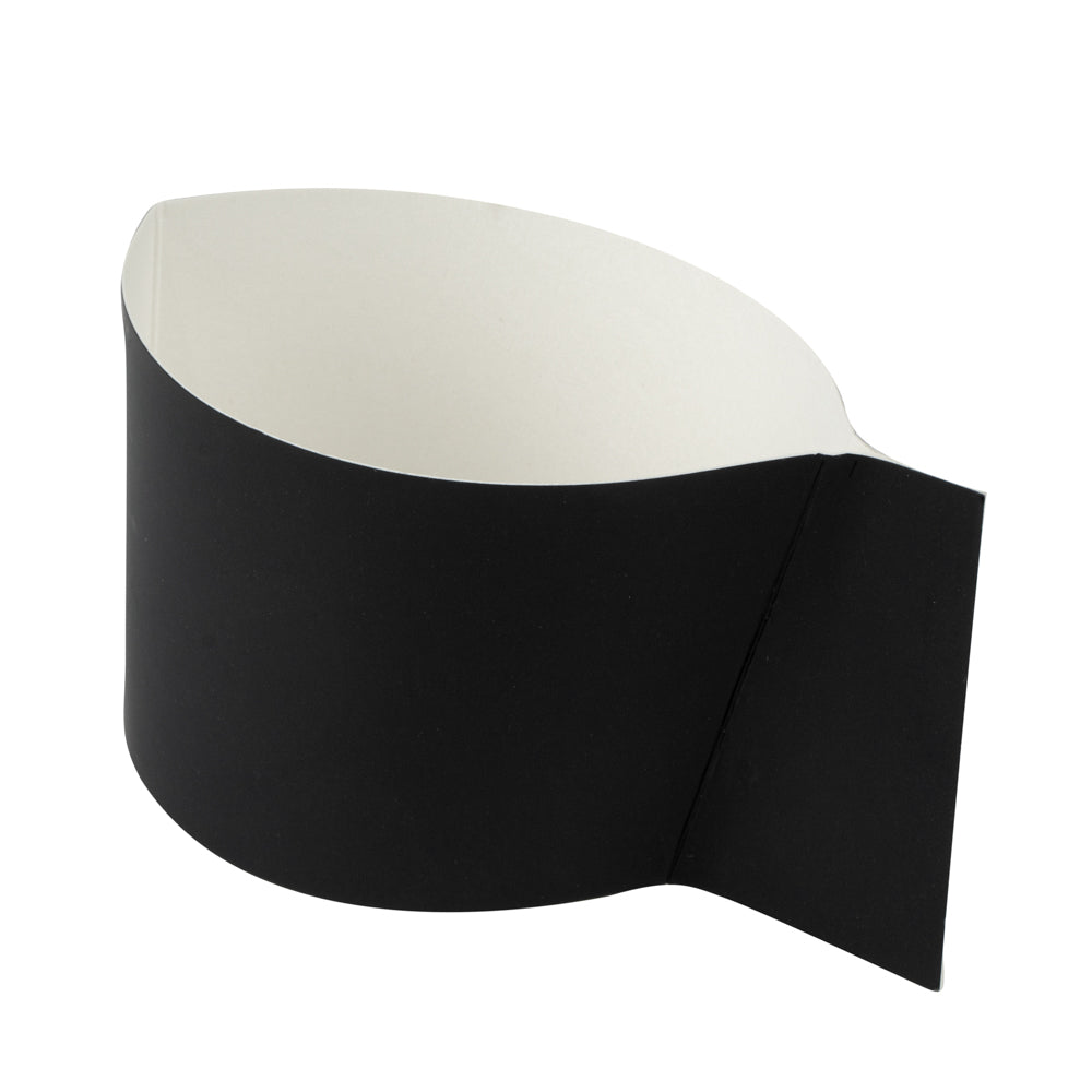 Restpresso Black Paper Coffee Cup Sleeve - with Handle, Fits 12 / 16 / 20 oz Cups - 50 count box