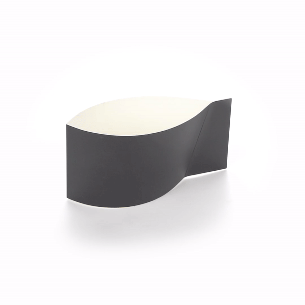 Restpresso Black Paper Coffee Cup Sleeve - with Handle, Fits 12 / 16 / 20 oz Cups - 50 count box