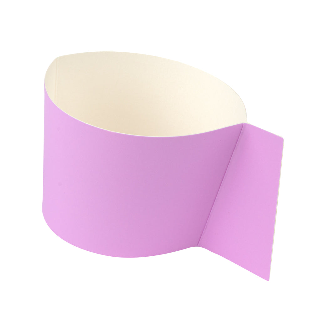 Restpresso Lavender Purple Paper Coffee Cup Sleeve - with Handle, Fits 12 / 16 / 20 oz Cups - 50 count box
