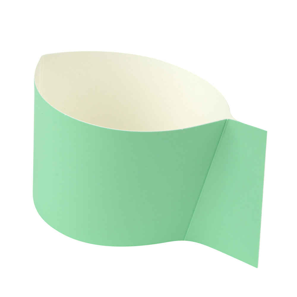 Restpresso Mint Green Paper Coffee Cup Sleeve - with Handle, Fits 12 / 16 / 20 oz Cups - 50 count box