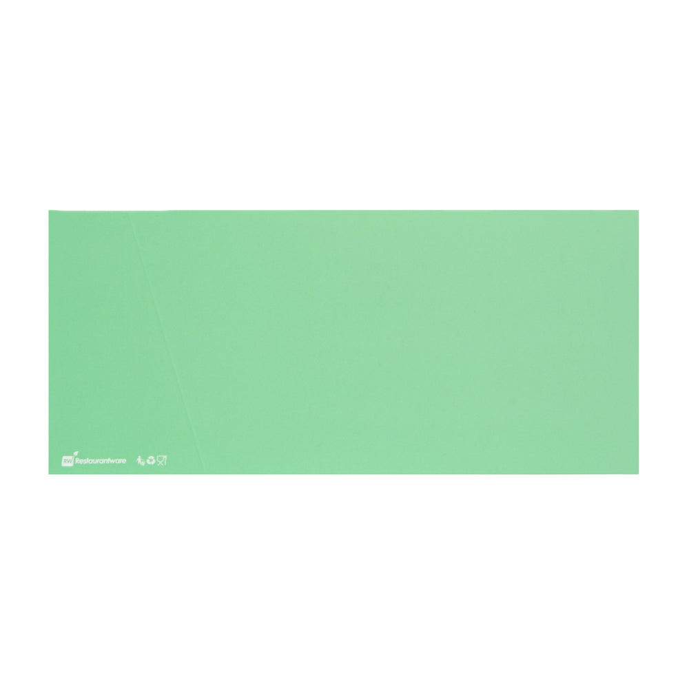 Restpresso Mint Green Paper Coffee Cup Sleeve - with Handle, Fits 12 / 16 / 20 oz Cups - 50 count box
