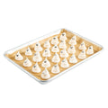 Pastry Tek Unbleached Parchment Paper Quarter Size Sheet Pan Liner - Silicone Coated - 9" x 13" - 200 count box