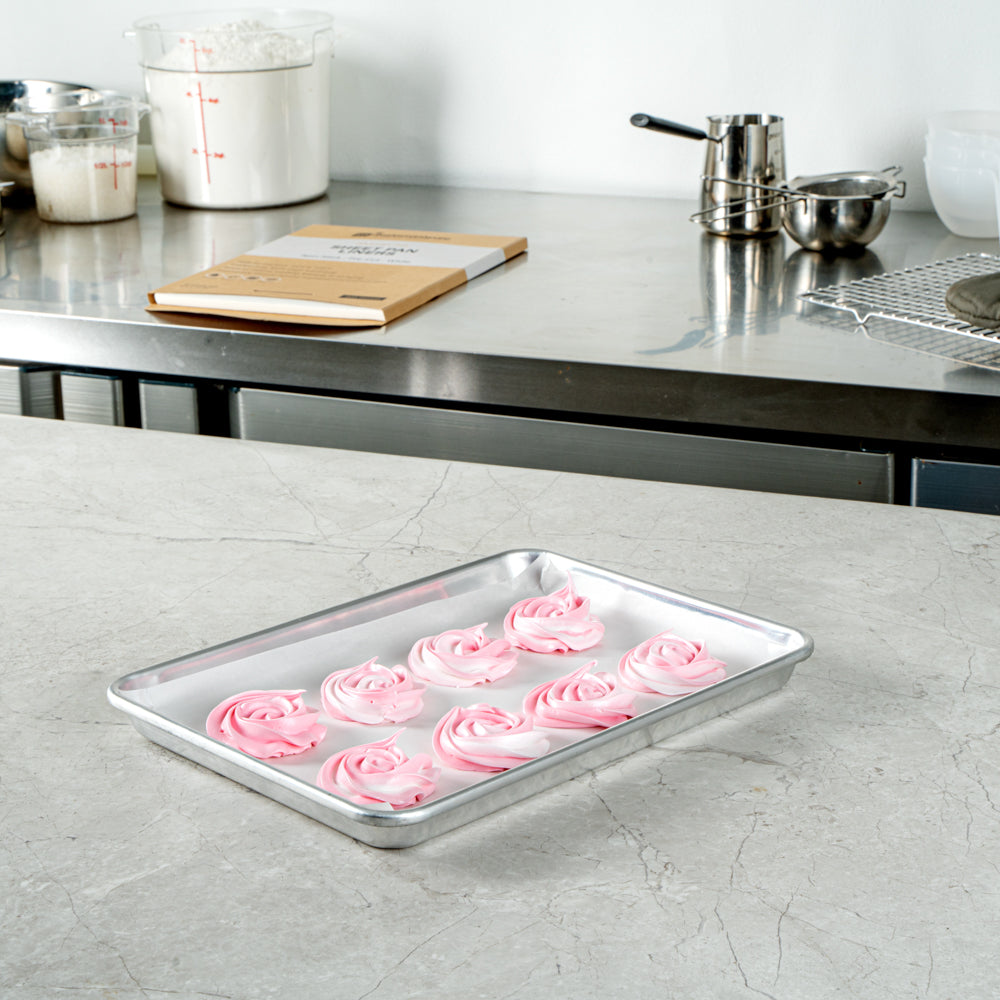 Pastry Tek White Parchment Paper Quarter Size Sheet Pan Liner - Silicone Coated - 9" x 13" - 1000 count box