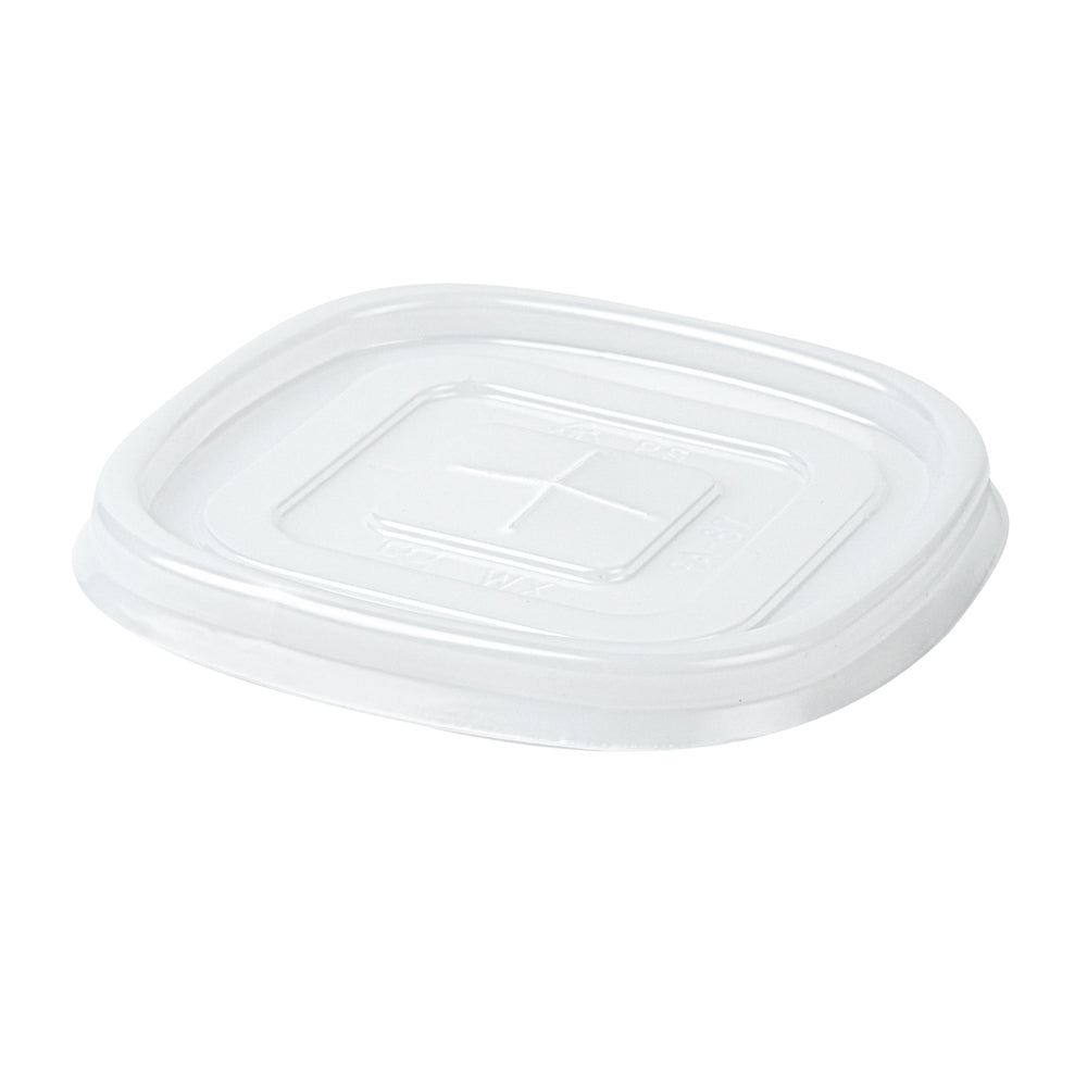 Hip 2 Be Square Frosted Plastic Straw Lid - Fits 12, 16 and 22 oz - 25 count box