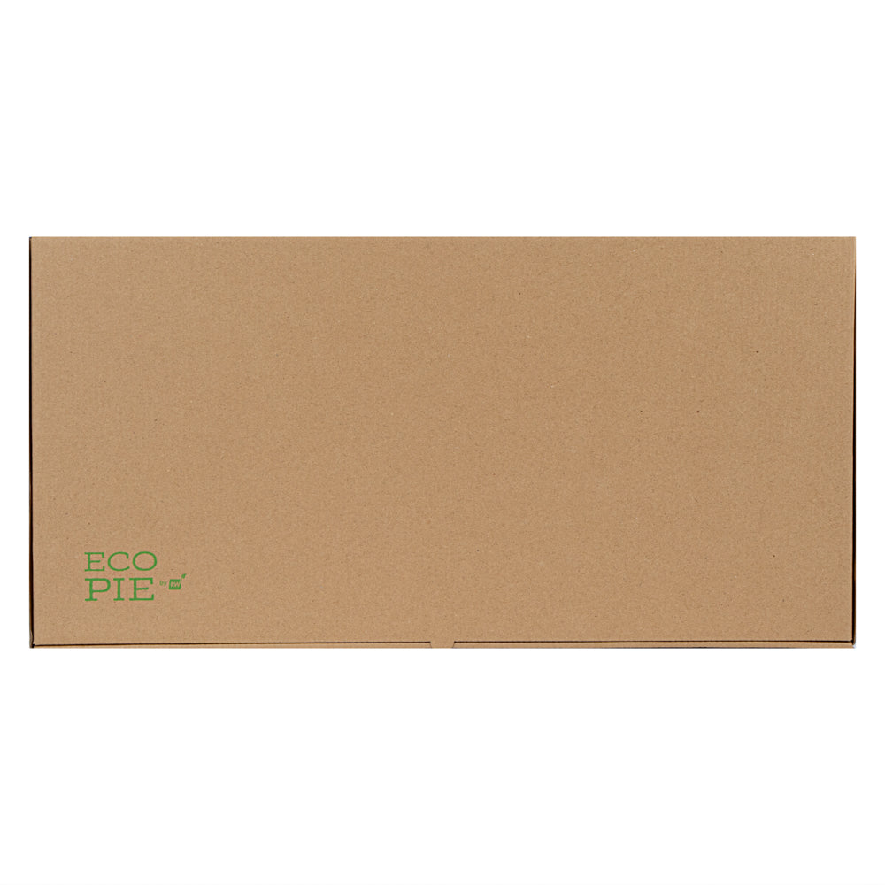 Eco Pie Kraft Paper Corrugated Flatbread Box - 24" x 8" x 2" - 50 count box